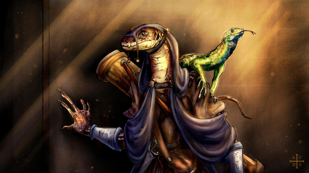 Full art (half), simple bg