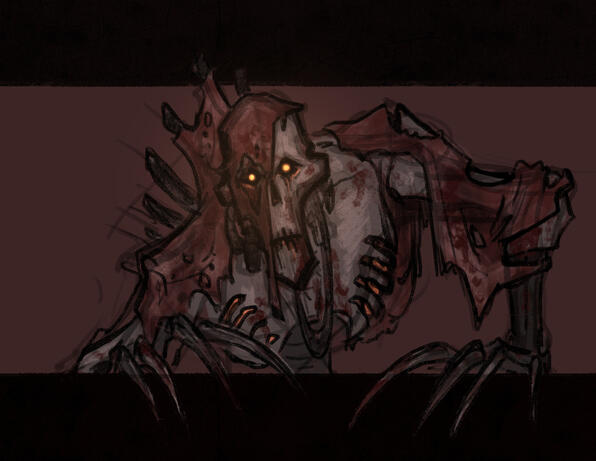 Colored sketch Colored sketch