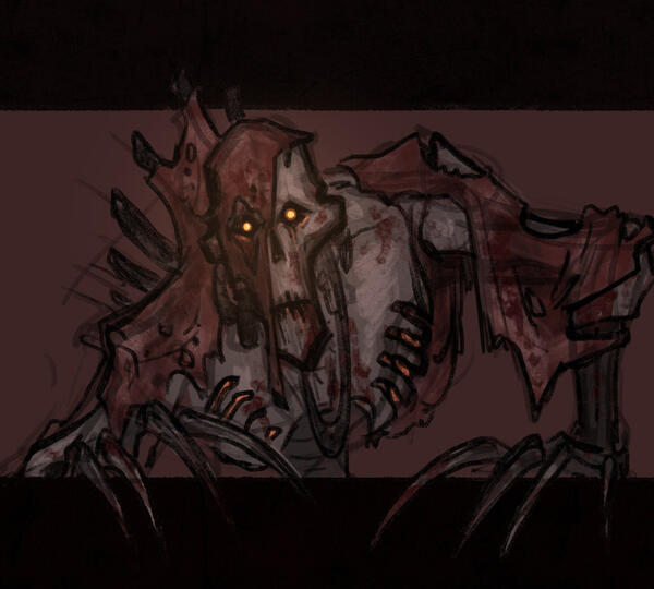 Colored sketch Colored sketch
