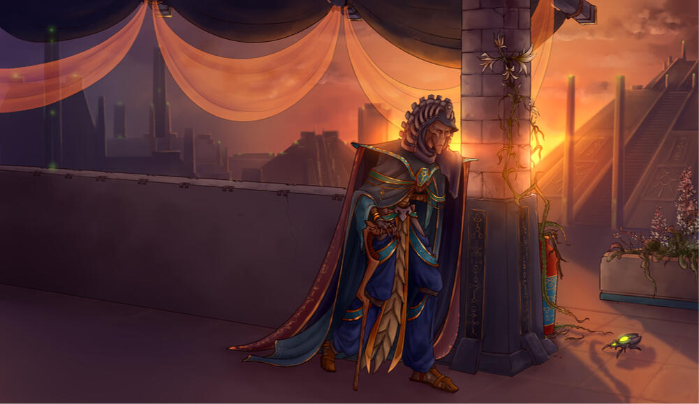 Full art Colored sketch